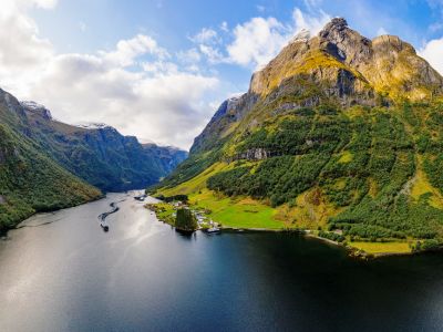 The Sognefjord, the king of the fjords in Norway