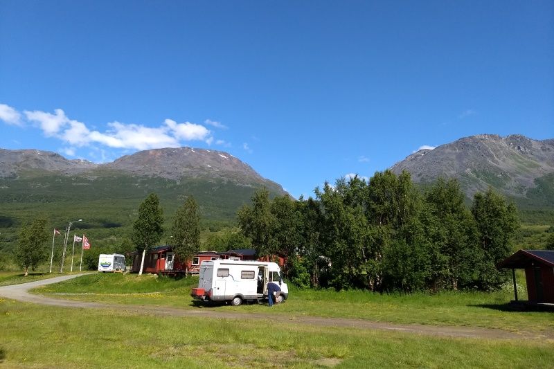 Basecamp Birtavarre Camping kampeerplaatsen