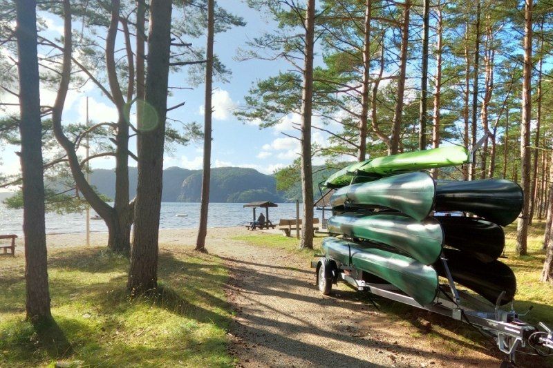 Camp Lyngdal kajakken