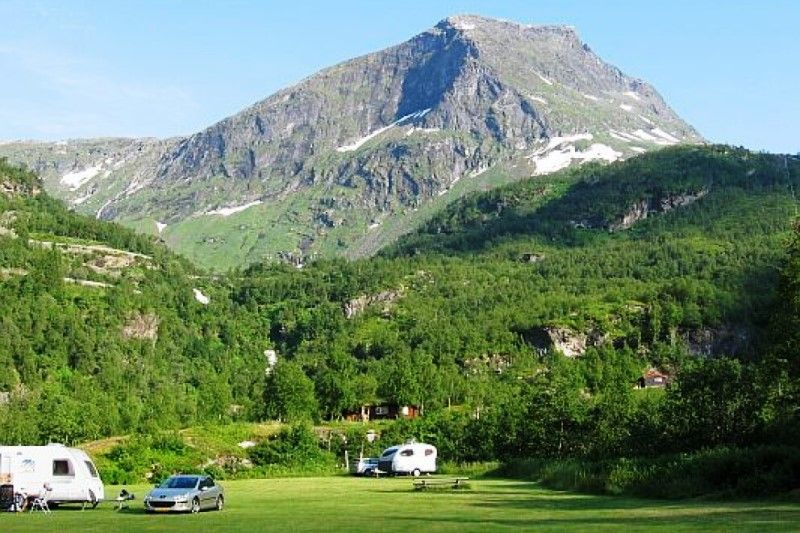 Dalen Gaard Camping og Hytter ligging