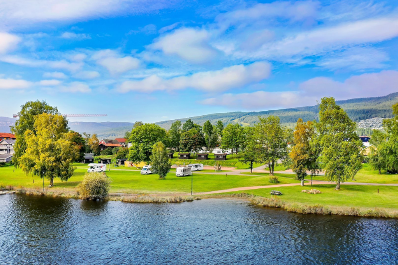 Drammen Camping kampeerplaatsen