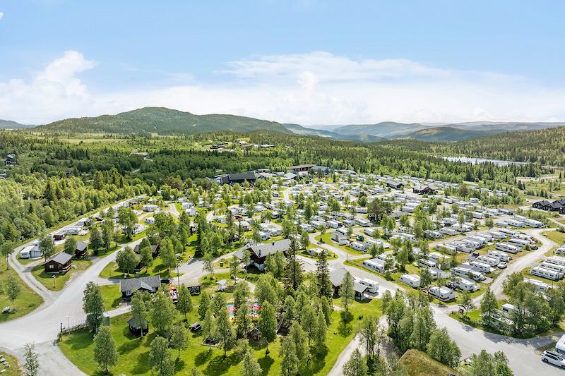 Beitostolen Camping uitzicht