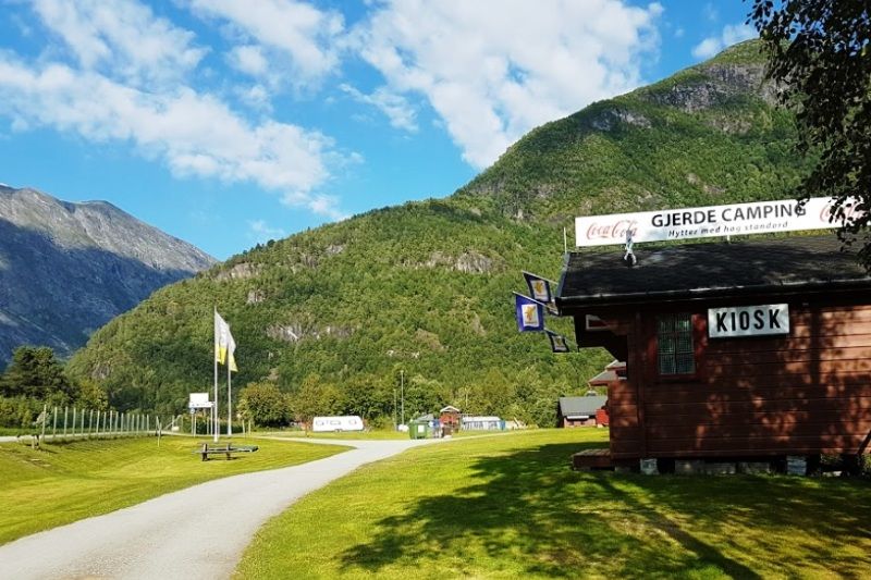 Gjerde Camping Valldal entree