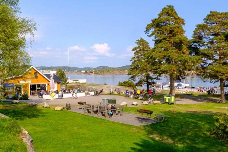 Granholmen Camping Sandefjord ligging