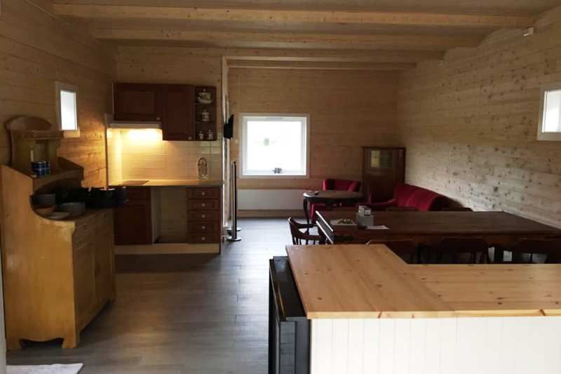 Kabelvag Feriehus & Camping ontvangstruimte