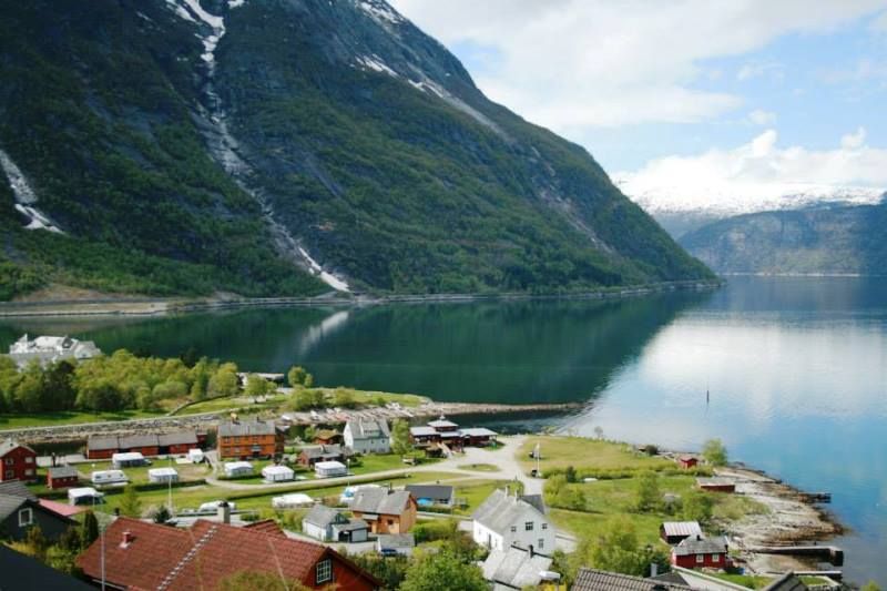 Kjaertveit Camping Eidfjord ligging