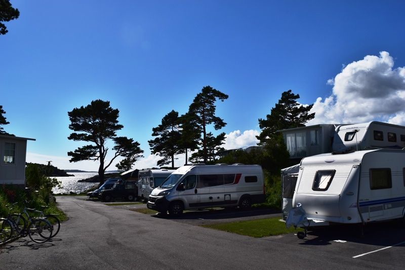 Kristiansand Feriesenter kampeerplaatsen