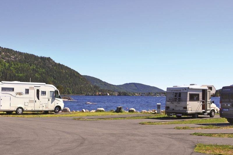 Neset Camping Byglandsfjord verharde plaatsen