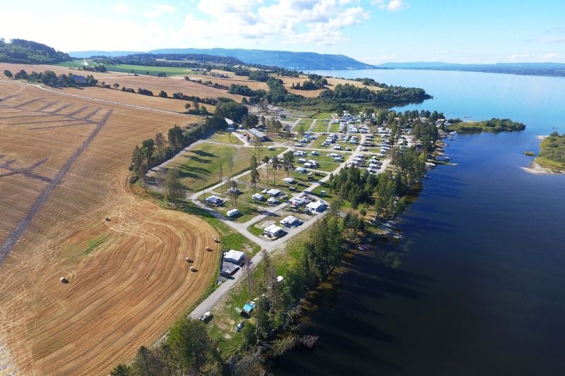 Odin Camping Royse ligging vlakbij Honefoss