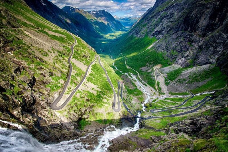 PlusCamp Trollstigen Camping og Gjestegard aan de voet van de Trollstigen