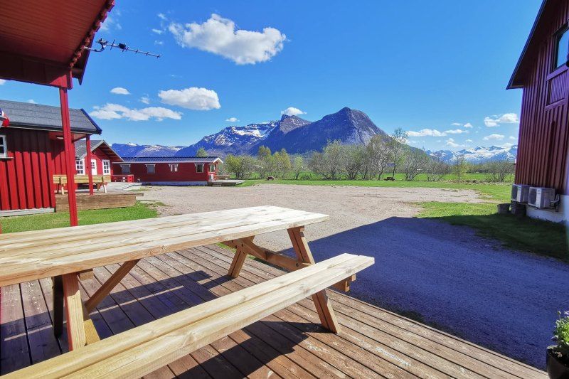 Reipa Camping uitzicht hytter