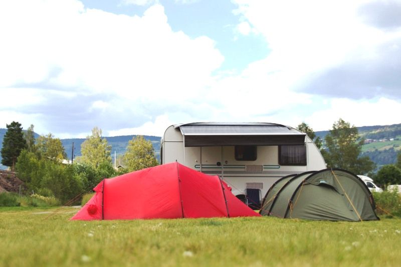Rybakken Camping Oyer kampeerplaatsen