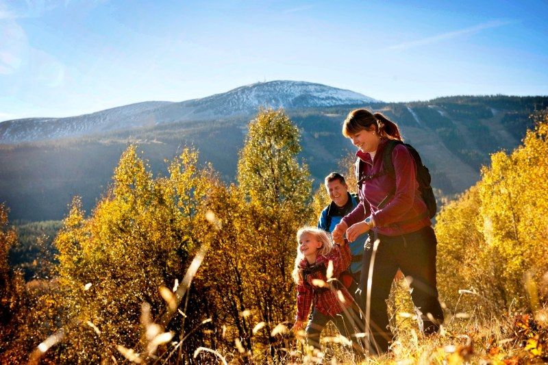 Saeterasen Hytter og Camping Trysil wandelen