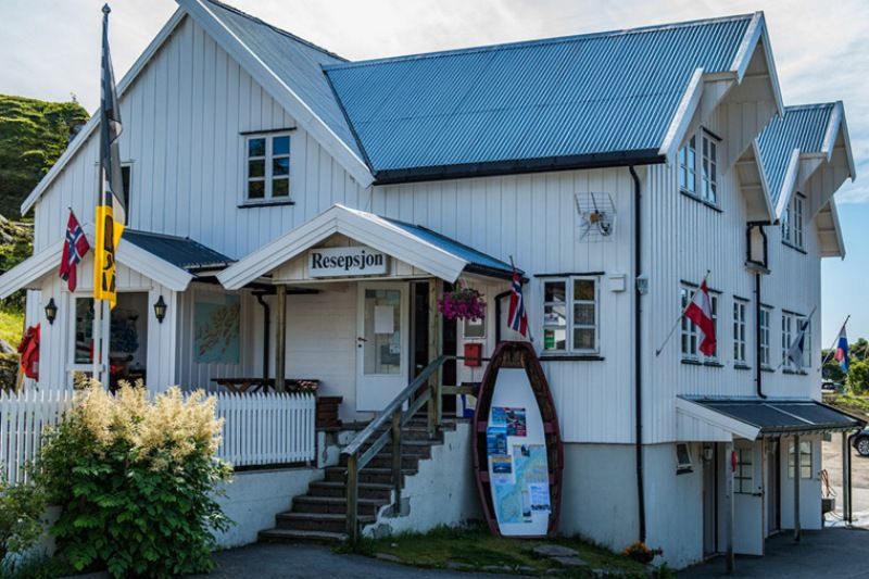 Sandvika Fjord og Sjohus Camping receptie