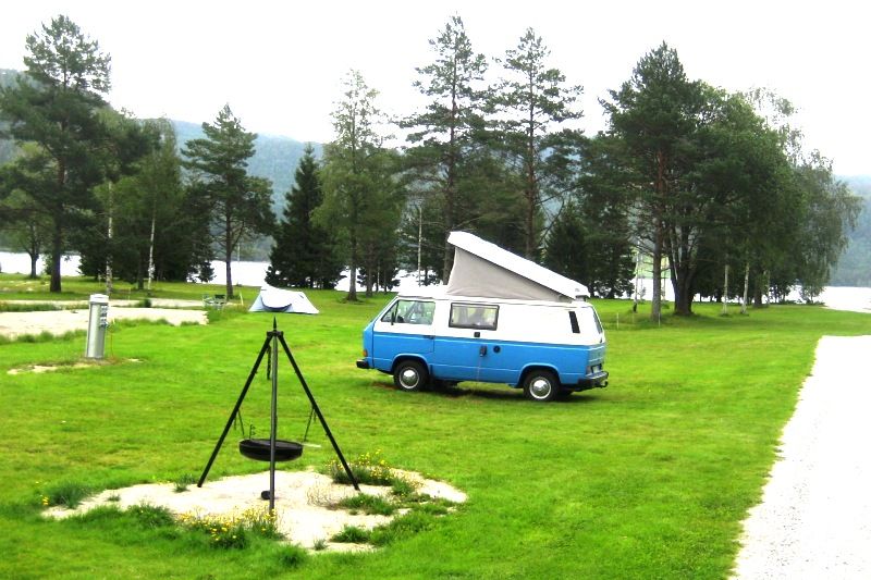 Stoylen Camping Bygland kamperen in het Setesdal