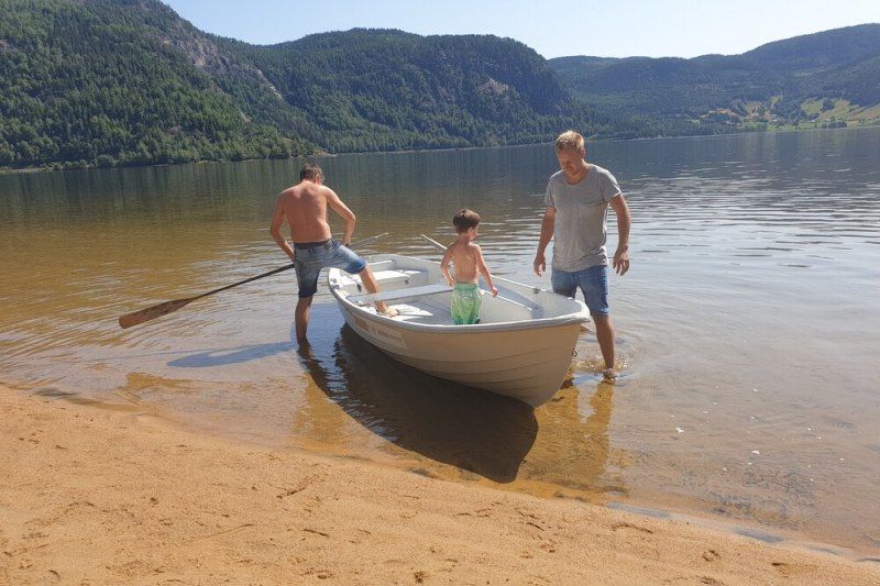 Stoylen Camping Bygland strand en zwemmen