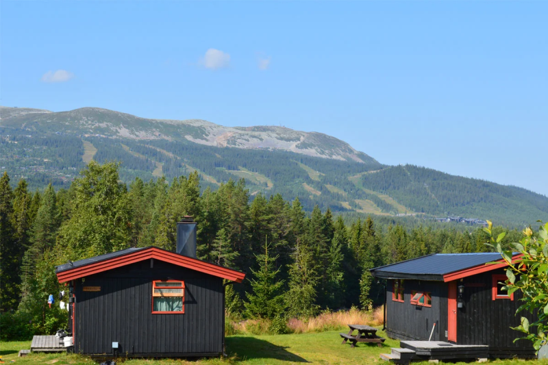 Trysil Hyttegrend og Camping uitzicht hytter