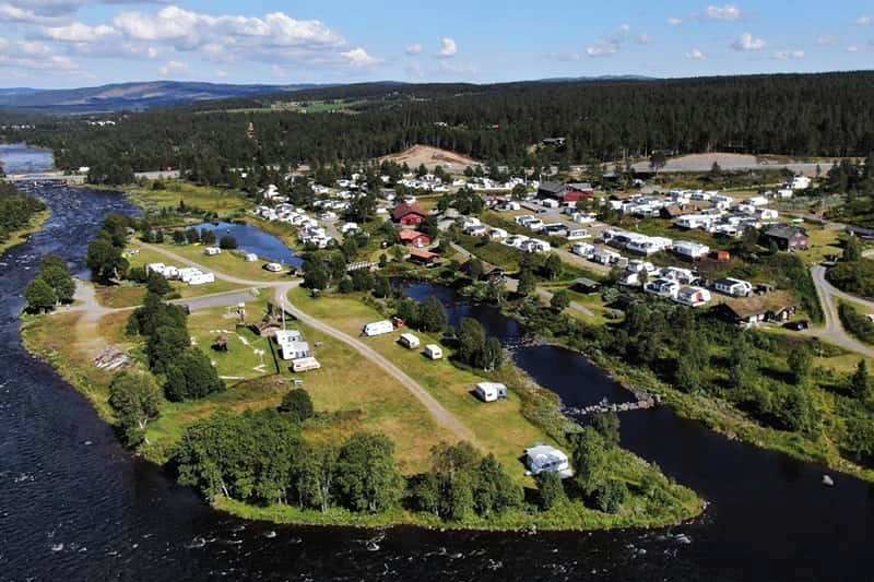 Vasetdansen Camping ligging in Valdres