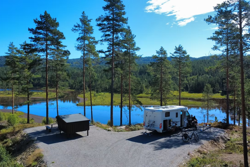 Villmarks Eventyret Camping prachtige natuur
